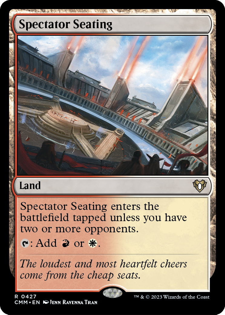Spectator Seating [Commander Masters] Foil
