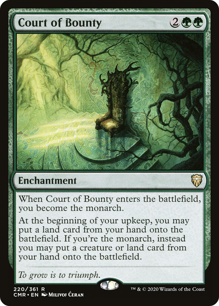 Court of Bounty [Commander Legends] Foil