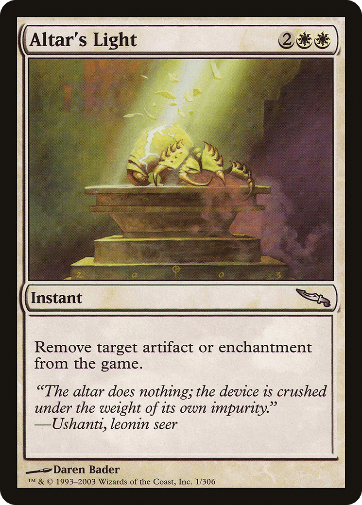 Altar's Light [Mirrodin] Foil