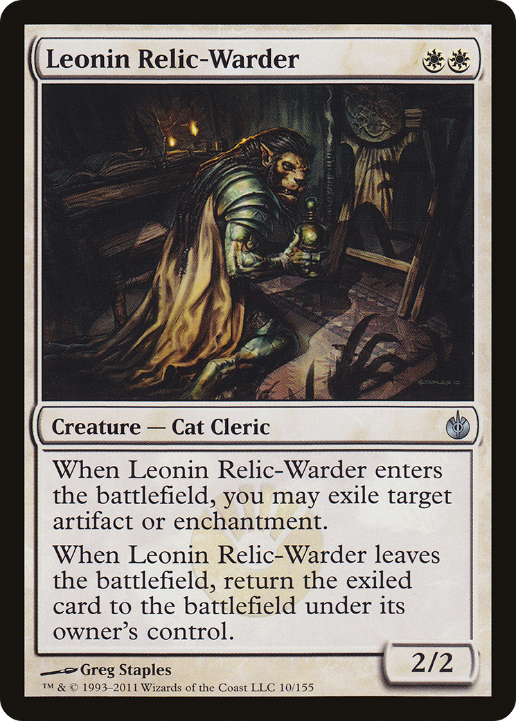 Leonin Relic-Warder [Mirrodin Besieged] Foil