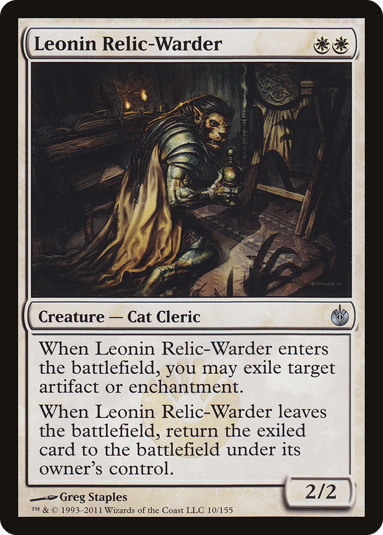 Leonin Relic-Warder [Mirrodin Besieged] Foil
