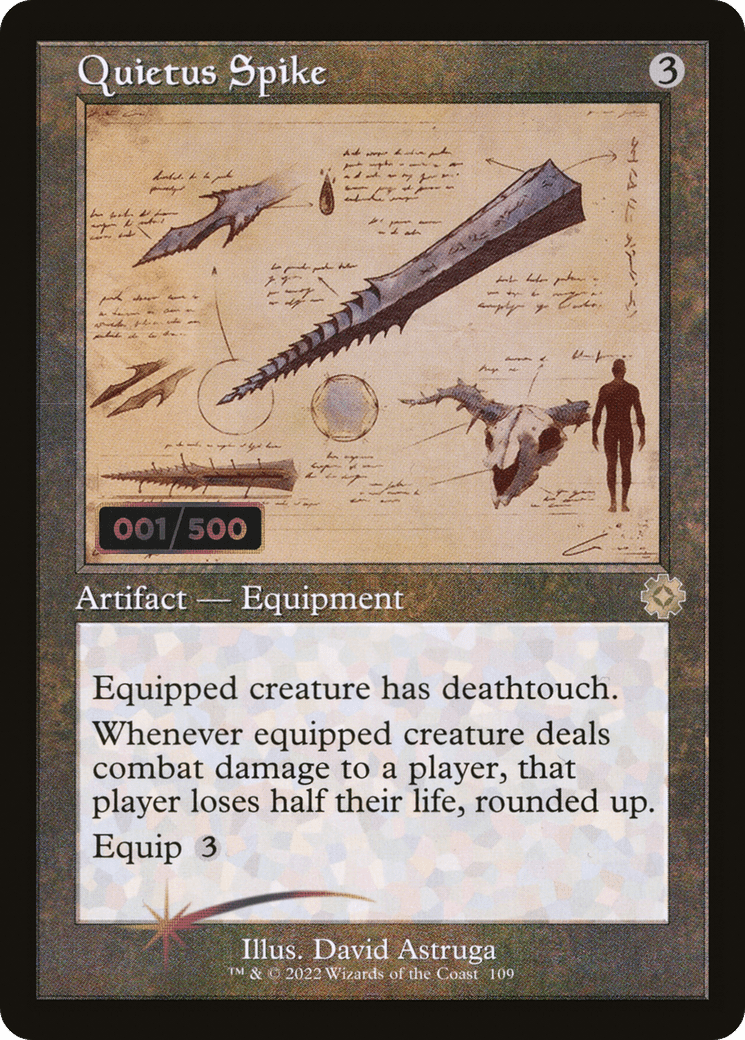 Quietus Spike (Retro Schematic) (Serialized) [The Brothers' War Retro Artifacts]