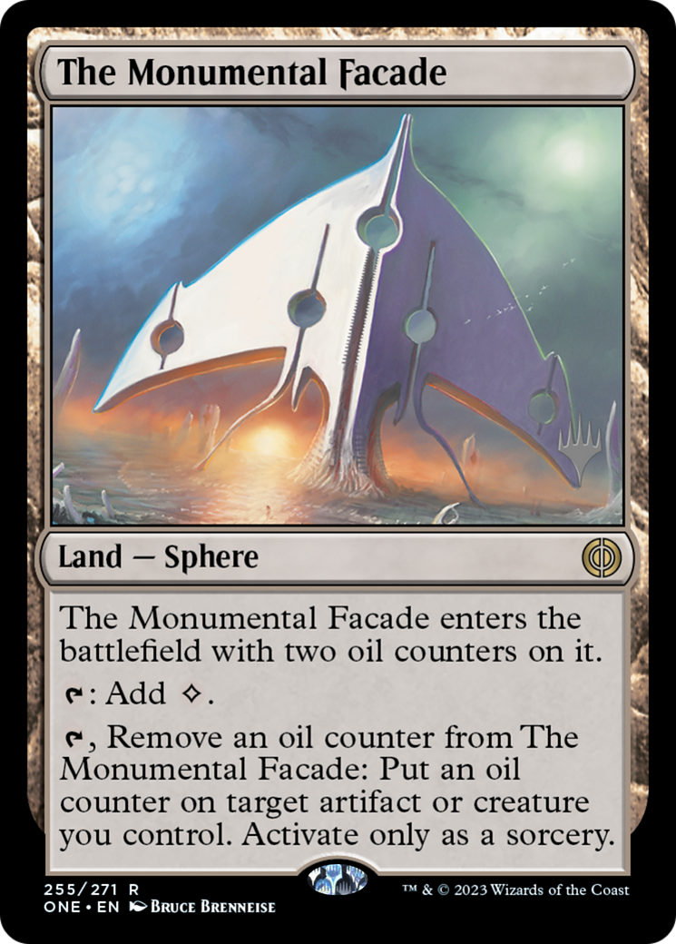 The Monumental Facade (Promo Pack) [Phyrexia: All Will Be One Promos] Foil