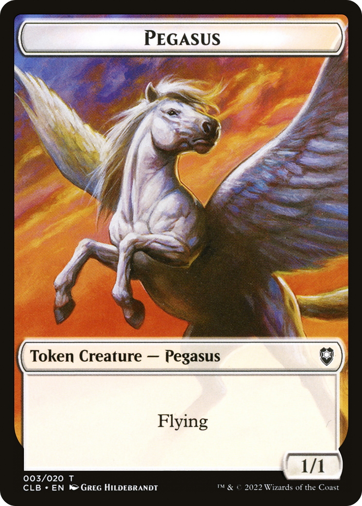 Pegasus (TCLB-003) - Battle for Baldur's Gate Tokens Foil