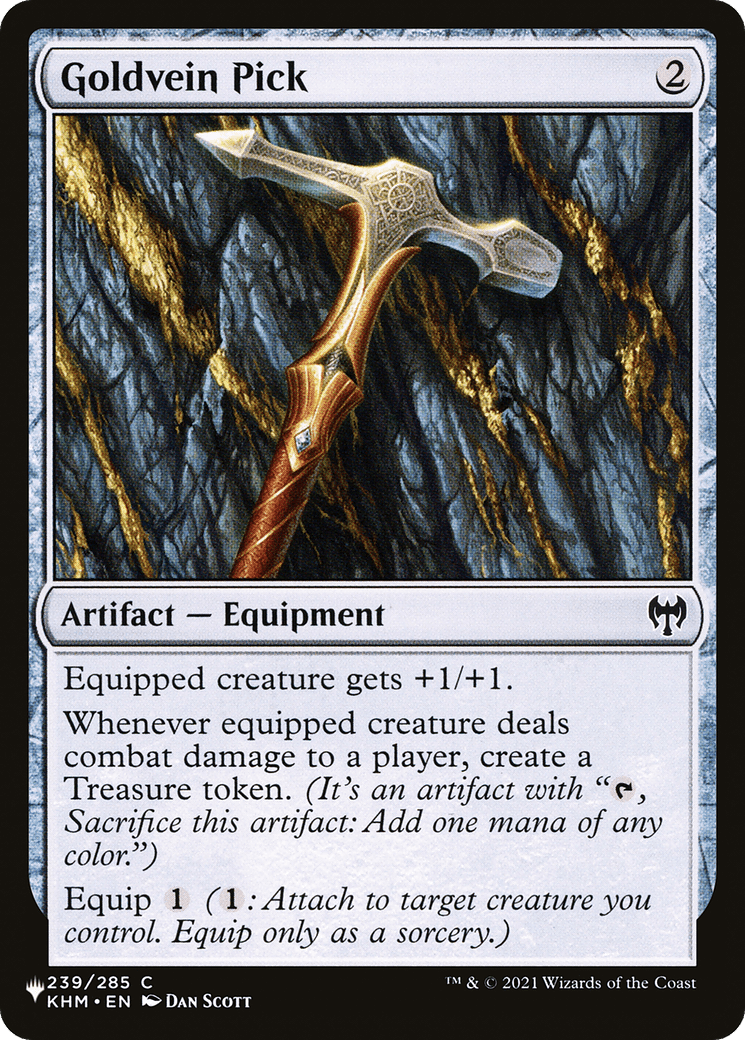 Goldvein Pick |  (KHM-239) [The List]