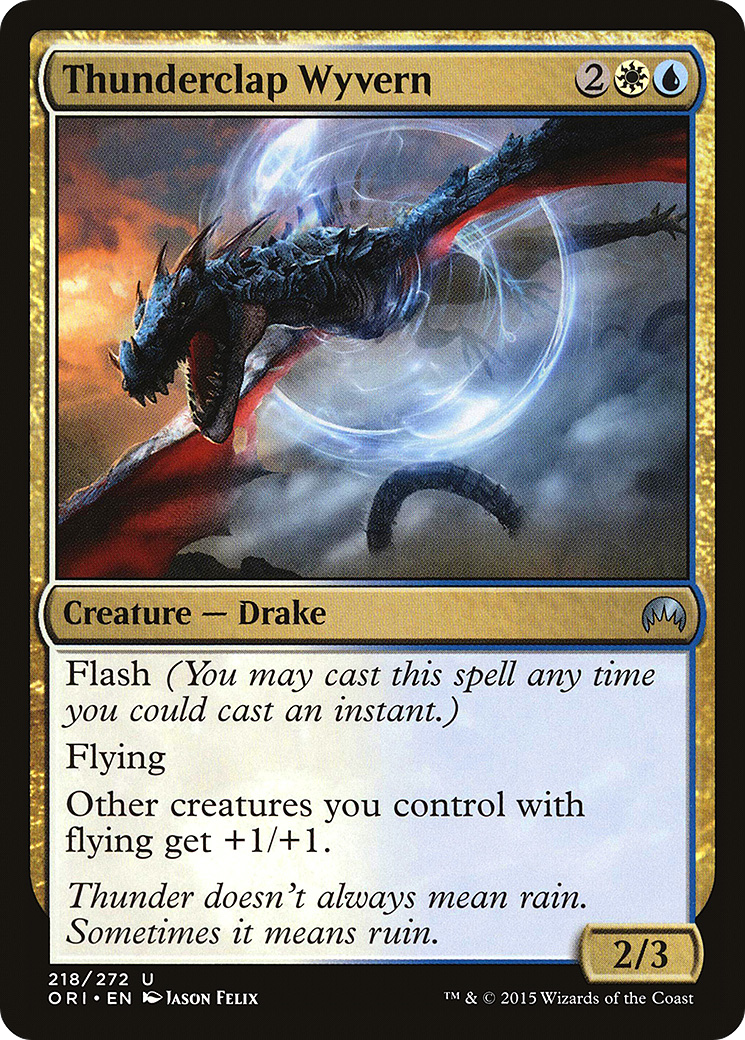 Thunderclap Wyvern [Magic Origins] Foil