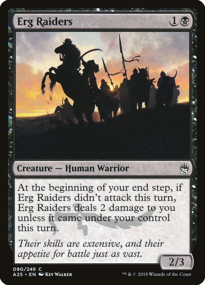 Erg Raiders 90/249 (Masters 25)  - Foil