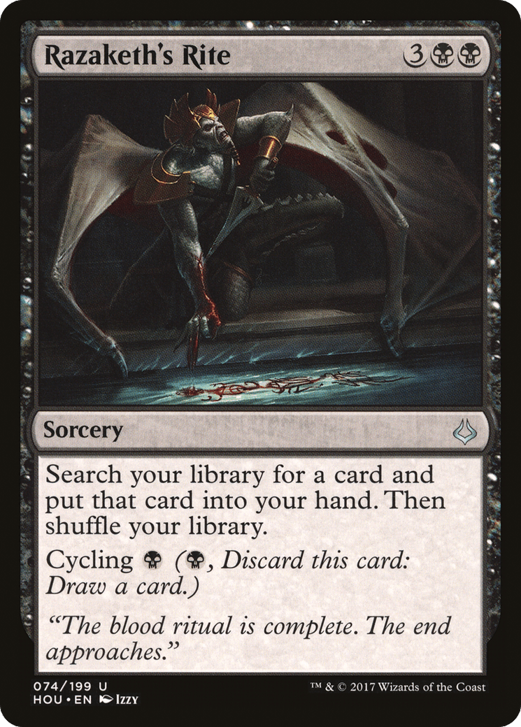 Razaketh's Rite [Hour of Devastation] Foil