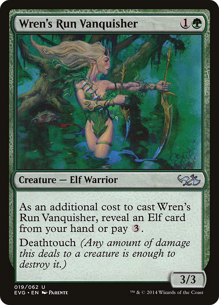 Wren's Run Vanquisher () [Duel Decks Anthology: Elves vs. Goblins]  Foil