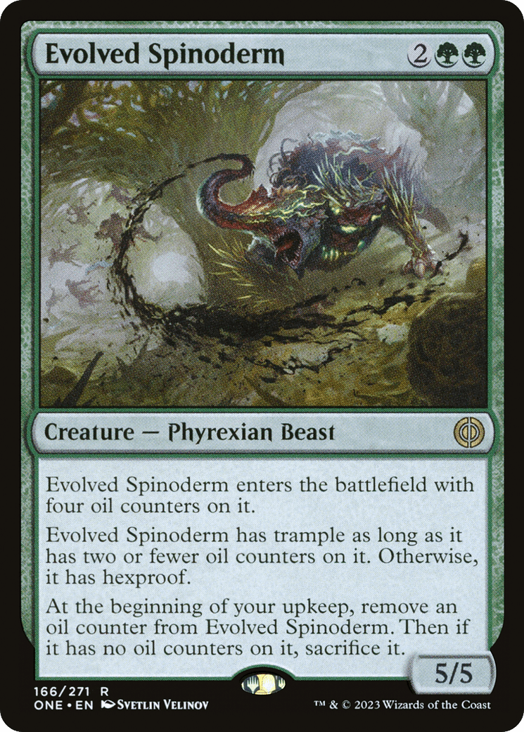 Evolved Spinoderm [Phyrexia: All Will Be One] Foil