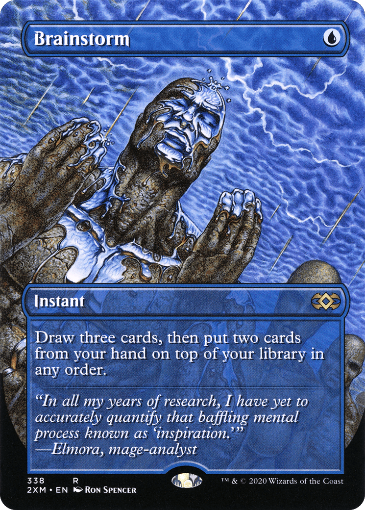 Brainstorm (Toppers) [Double Masters] Foil