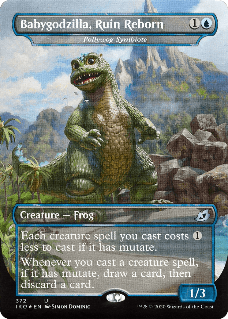 Pollywog Symbiote - Babygodzilla, Ruin Reborn (Godzilla Series) [Ikoria: Lair of Behemoths] Foil