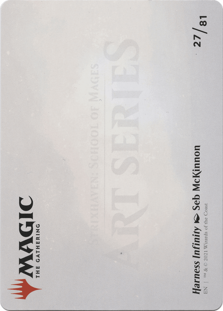 Harness Infinity // Harness Infinity (ASTX-027) - Strixhaven Art Series (Borderless) Foil