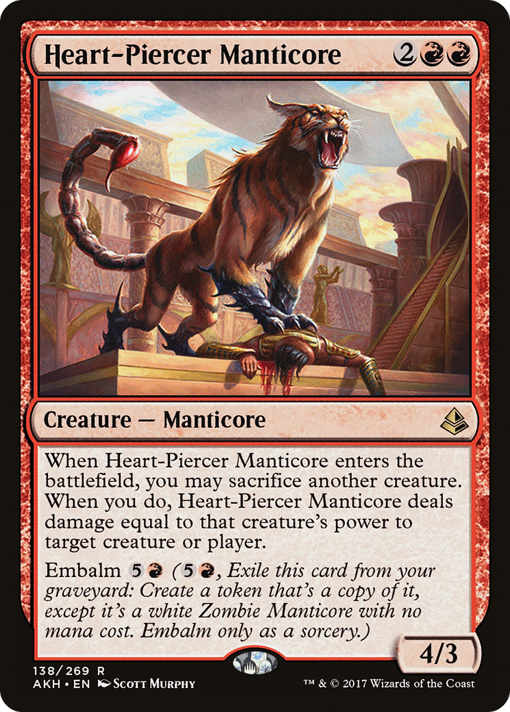 Heart-Piercer Manticore [Amonkhet] Foil