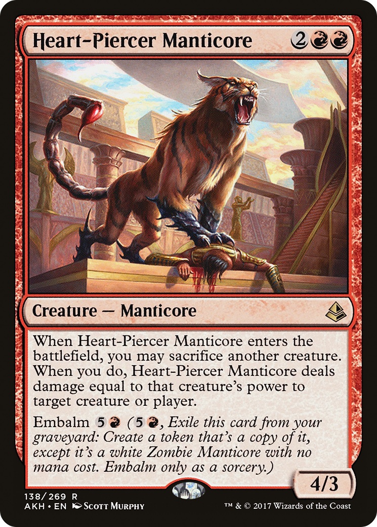 Heart-Piercer Manticore [Amonkhet] Foil