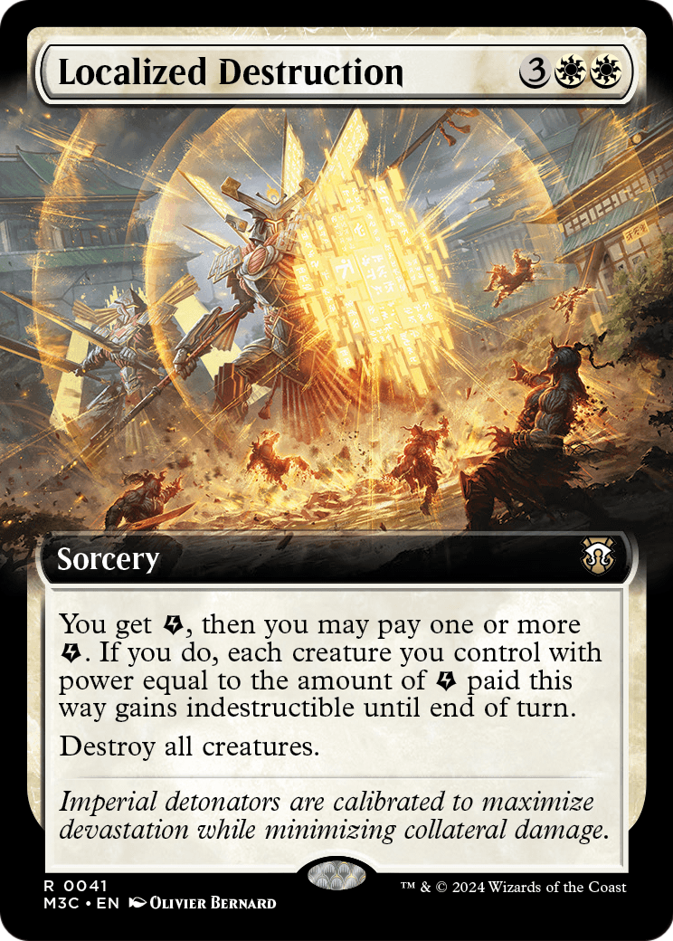 Localized Destruction (Extended Art) [Modern Horizons 3 Commander] Foil