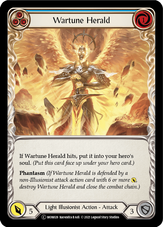 Wartune Herald (Blue) [U-MON028] (Monarch Unlimited)  Unlimited Normal
