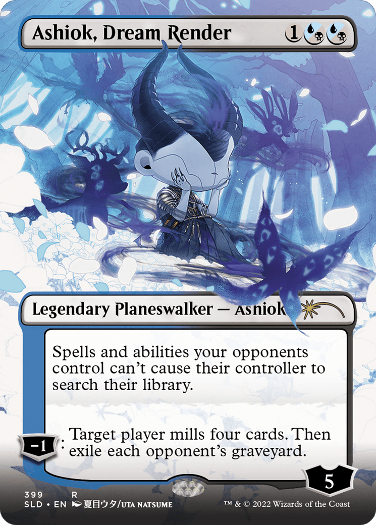 Ashiok, Dream Render (Borderless) [Secret Lair Drop Series] Foil