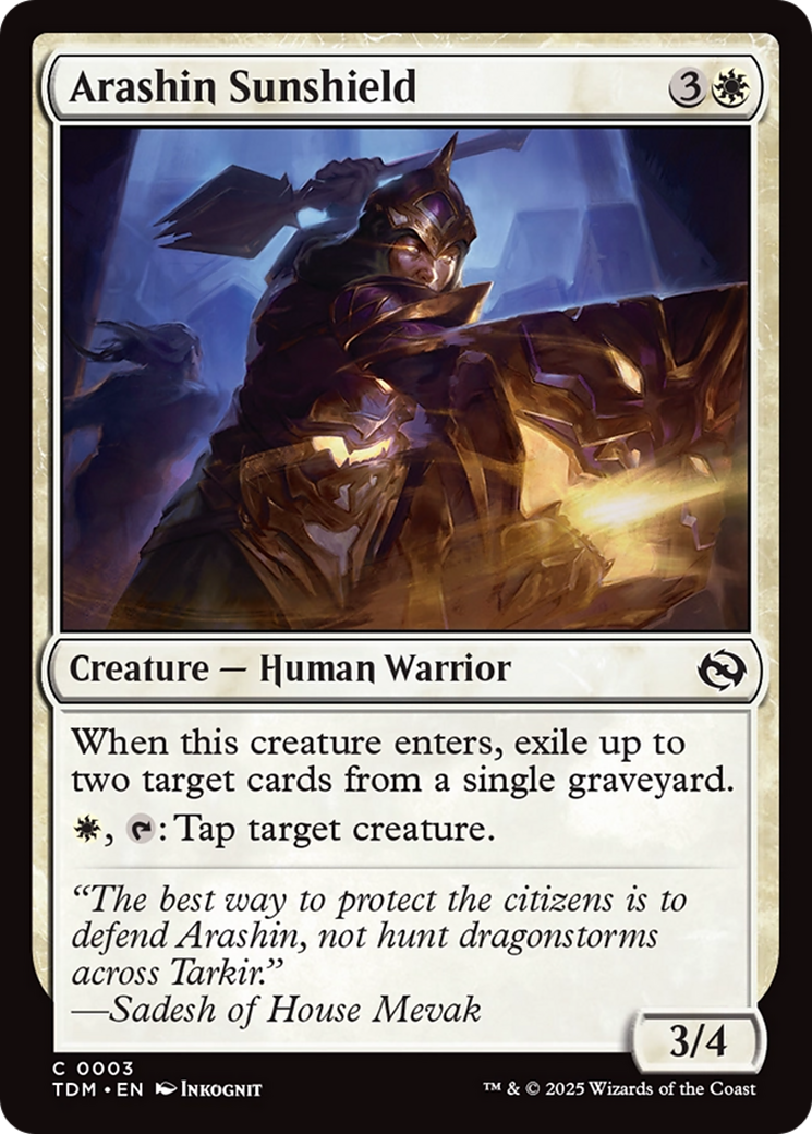 Arashin Sunshield (003) [Tarkir: Dragonstorm]