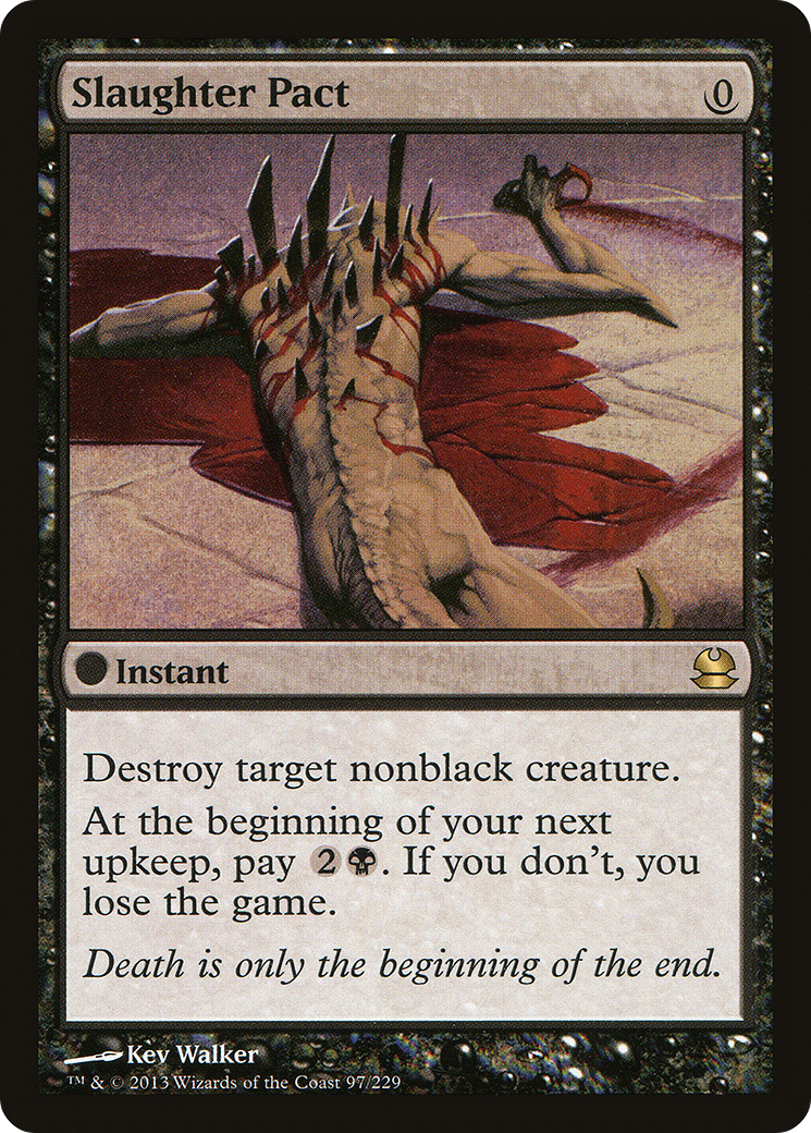 Slaughter Pact [Modern Masters] Foil