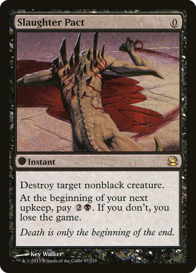 Slaughter Pact [Modern Masters] Foil