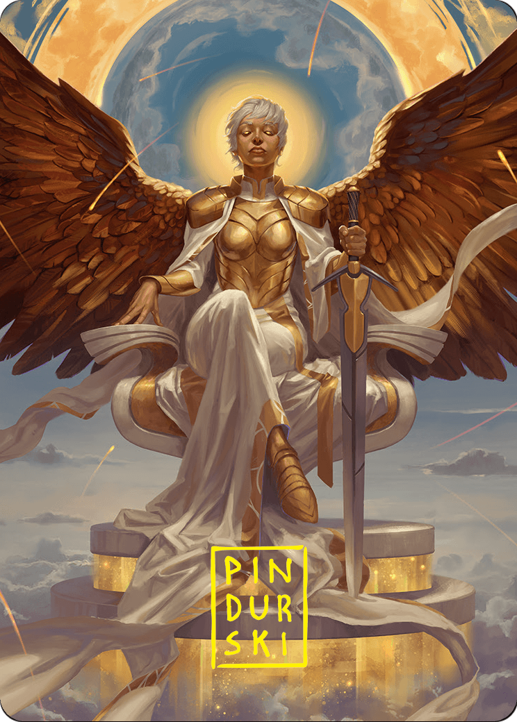 Herald of Eternal Dawn // Herald of Eternal Dawn (AFDN-027) - Foundations Art Series (Borderless) Foil