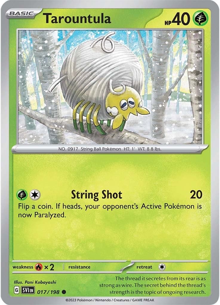 Tarountula 017/198 - SV01 Scarlet & Violet Base Set