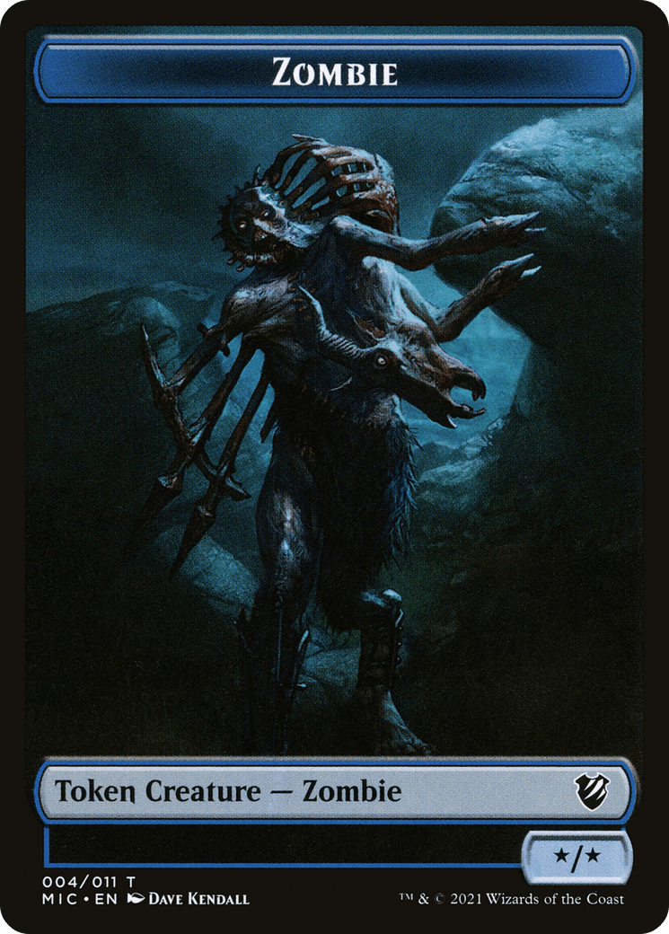 Zombie (TMIC-004) - Midnight Hunt Commander Tokens