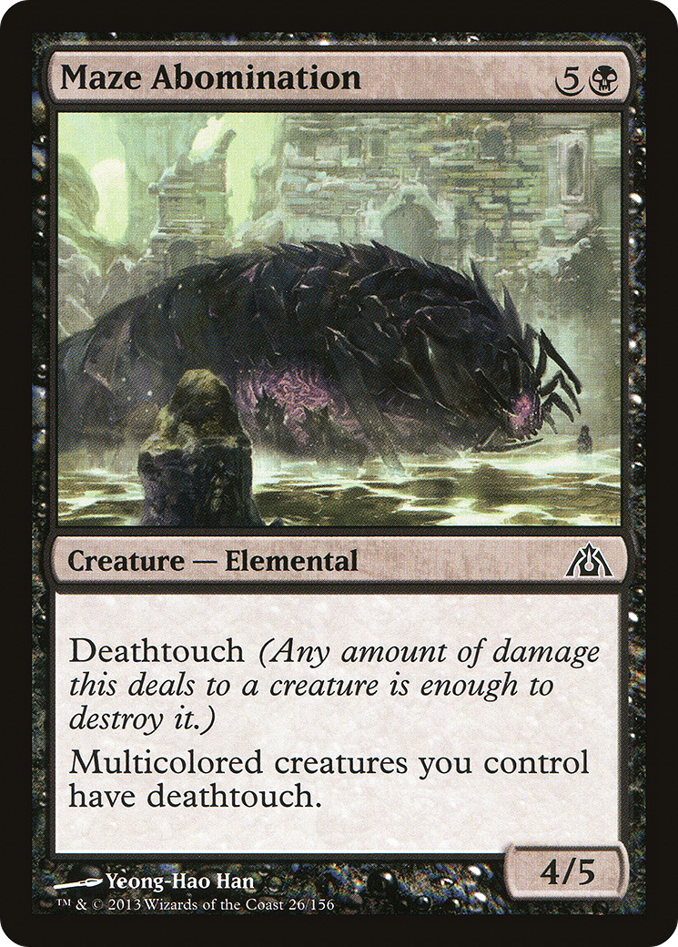Maze Abomination [Dragon's Maze] Foil