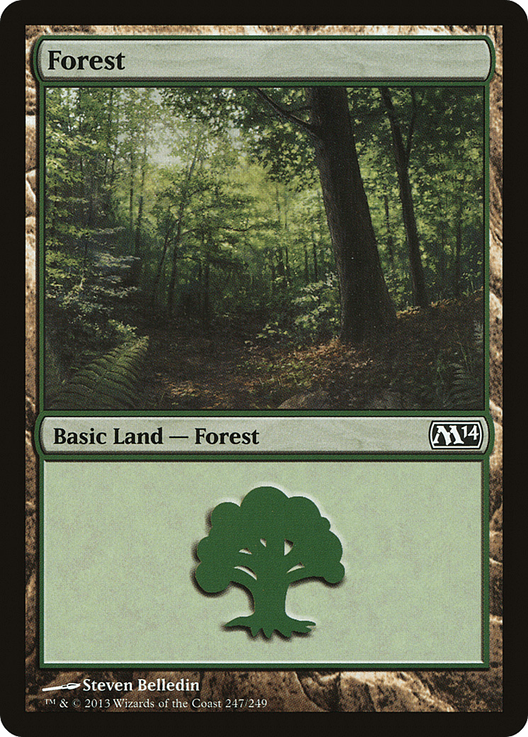 Forest (247) [Magic 2014] Foil