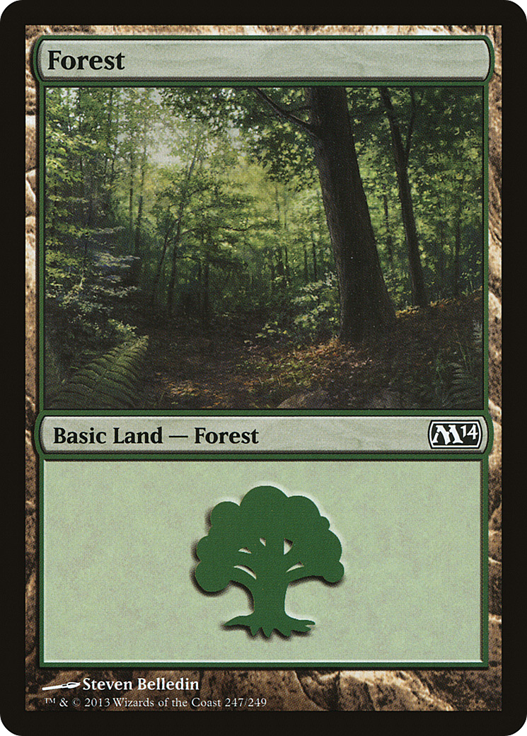 Forest (247) [Magic 2014] Foil