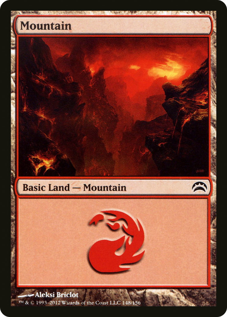 Mountain (148) [Planechase 2012]  Foil