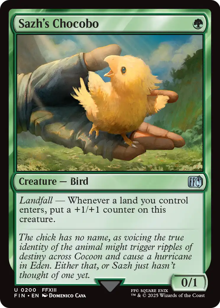 Sazh's Chocobo (200) [FINAL FANTASY]  Foil