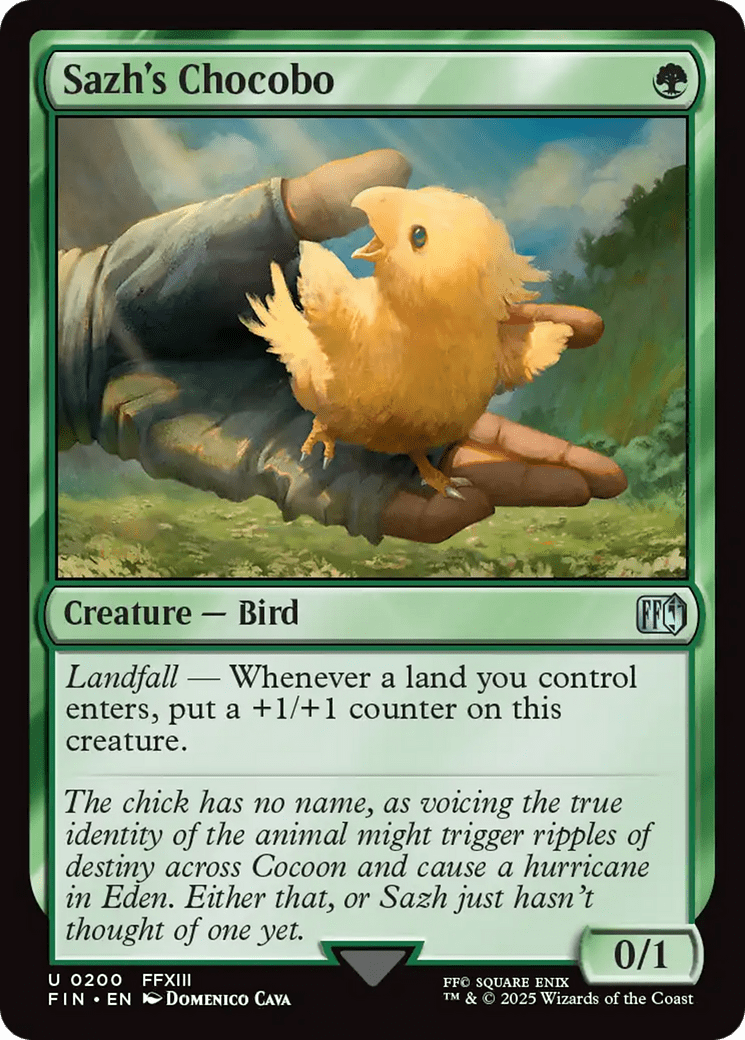 Sazh's Chocobo (200) [FINAL FANTASY]  Foil