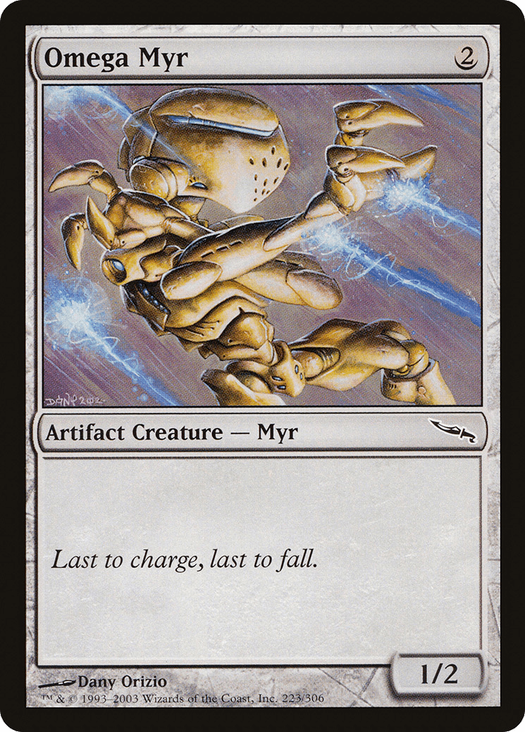 Omega Myr [Mirrodin] Foil