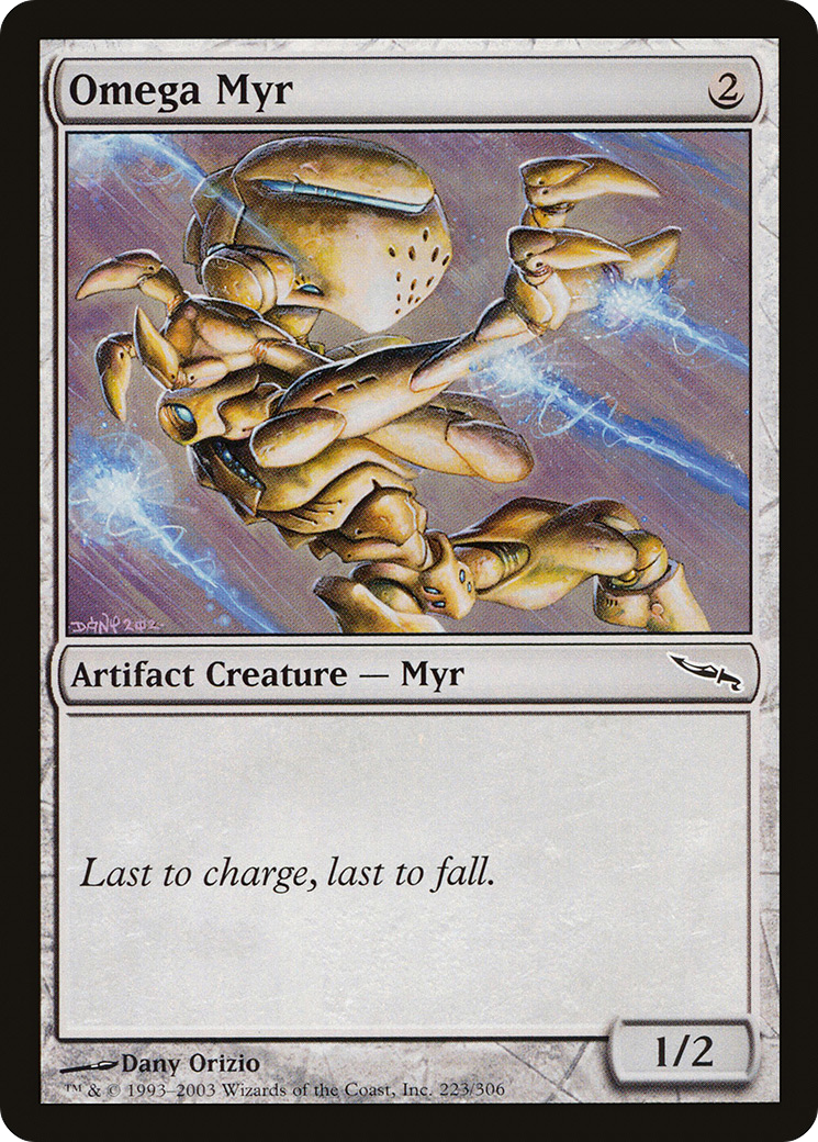 Omega Myr [Mirrodin] Foil