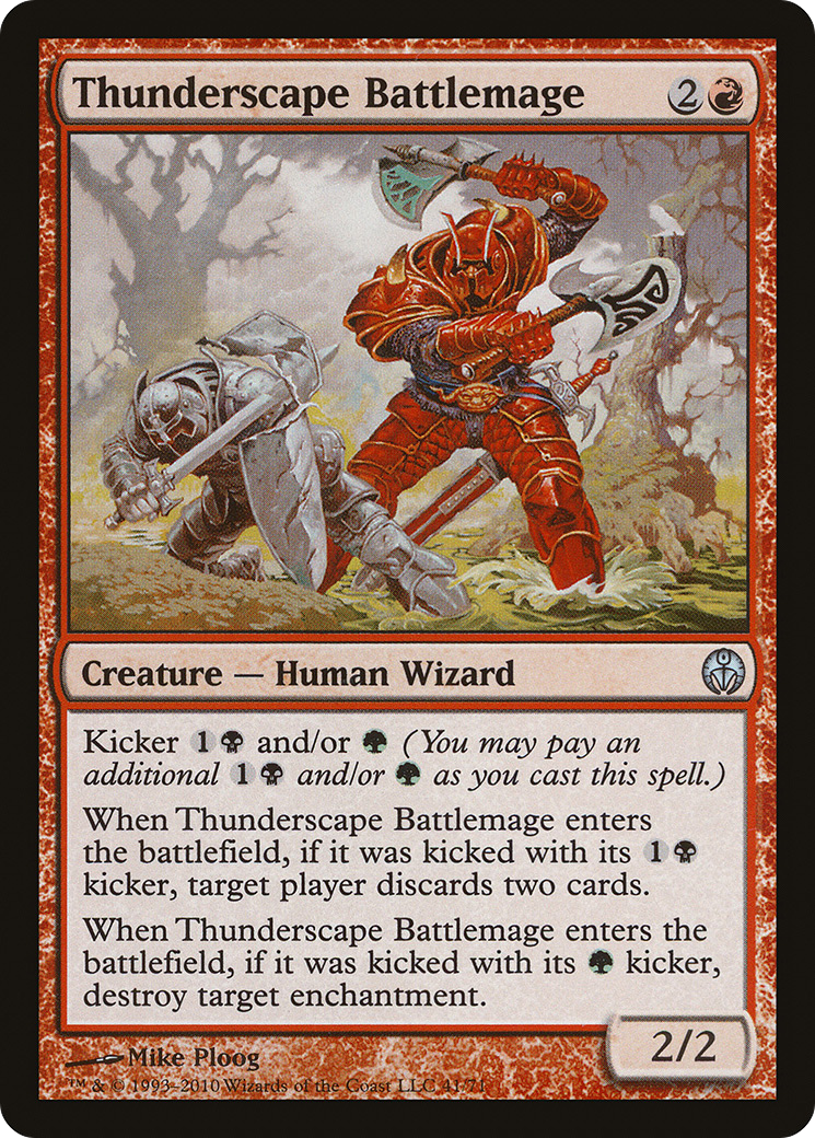 Thunderscape Battlemage [Duel Decks: Phyrexia vs. the Coalition]