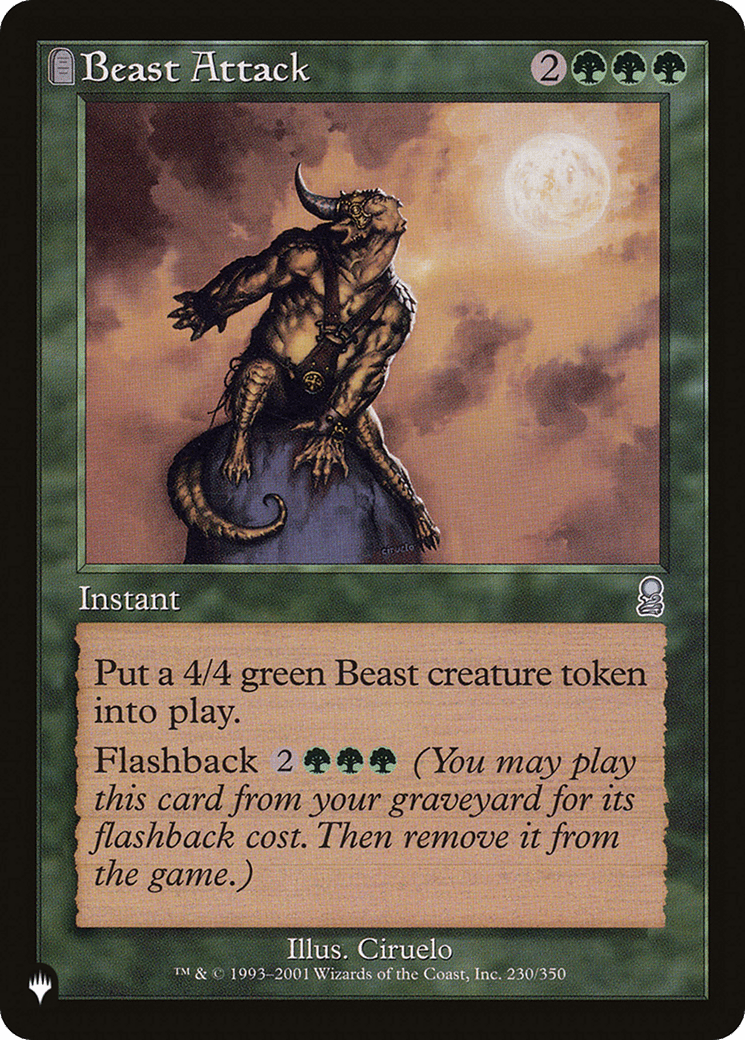 Beast Attack |  (ODY-230) [The List]