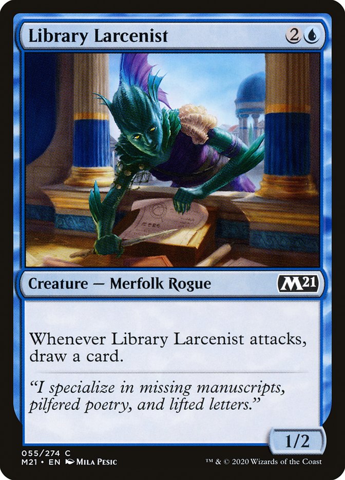 Library Larcenist 55 (Core Set 2021)  - Foil