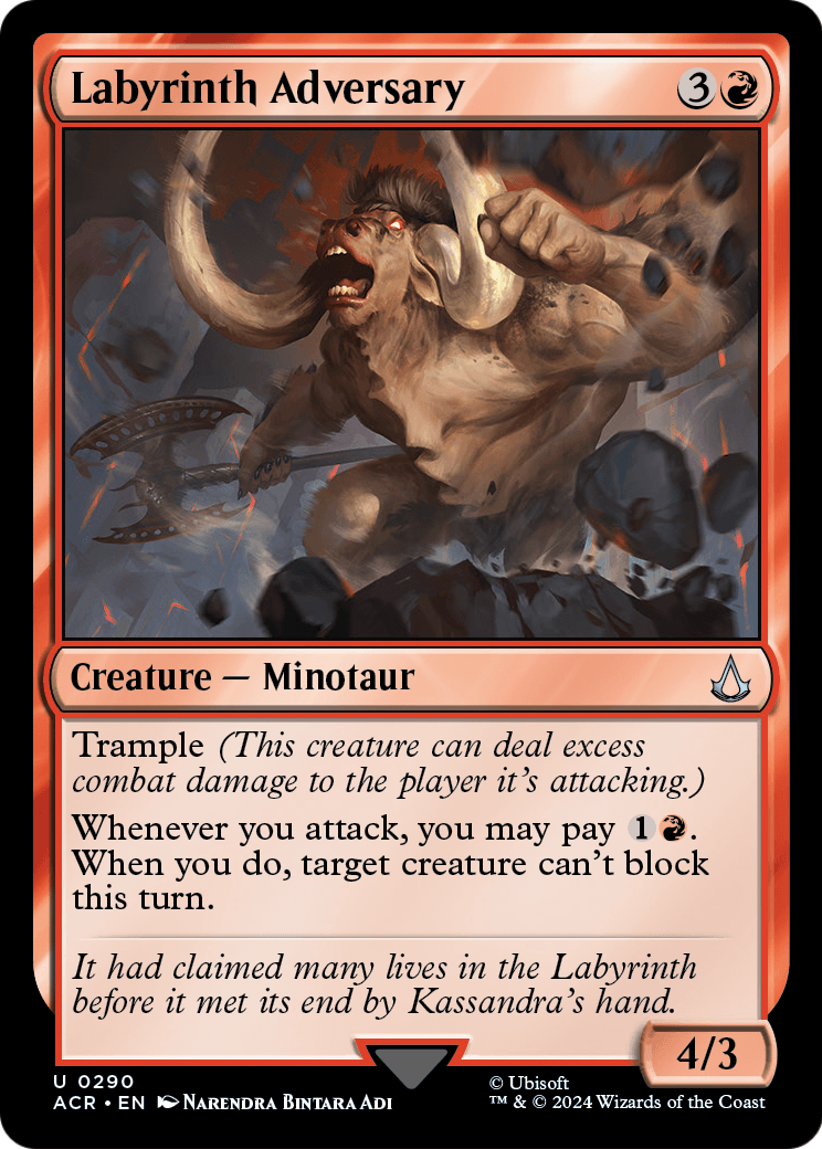 Labyrinth Adversary (290) [Assassin's Creed]  Foil