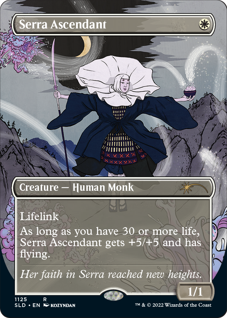 Serra Ascendant (Borderless) [Secret Lair Drop Series] Foil