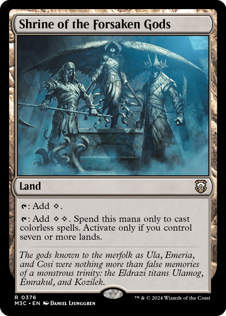 Shrine of the Forsaken Gods (M3C-376) - Modern Horizons 3 Commander Foil
