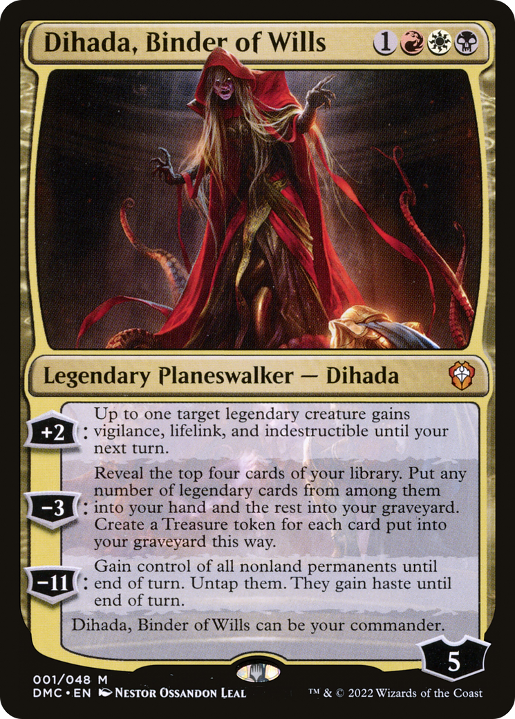 Dihada, Binder of Wills [Dominaria United Commander] Foil