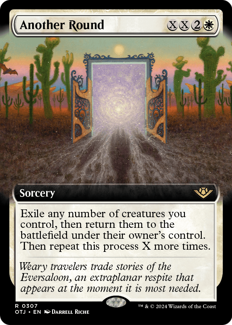 Another Round (Extended Art) [Outlaws of Thunder Junction] Foil