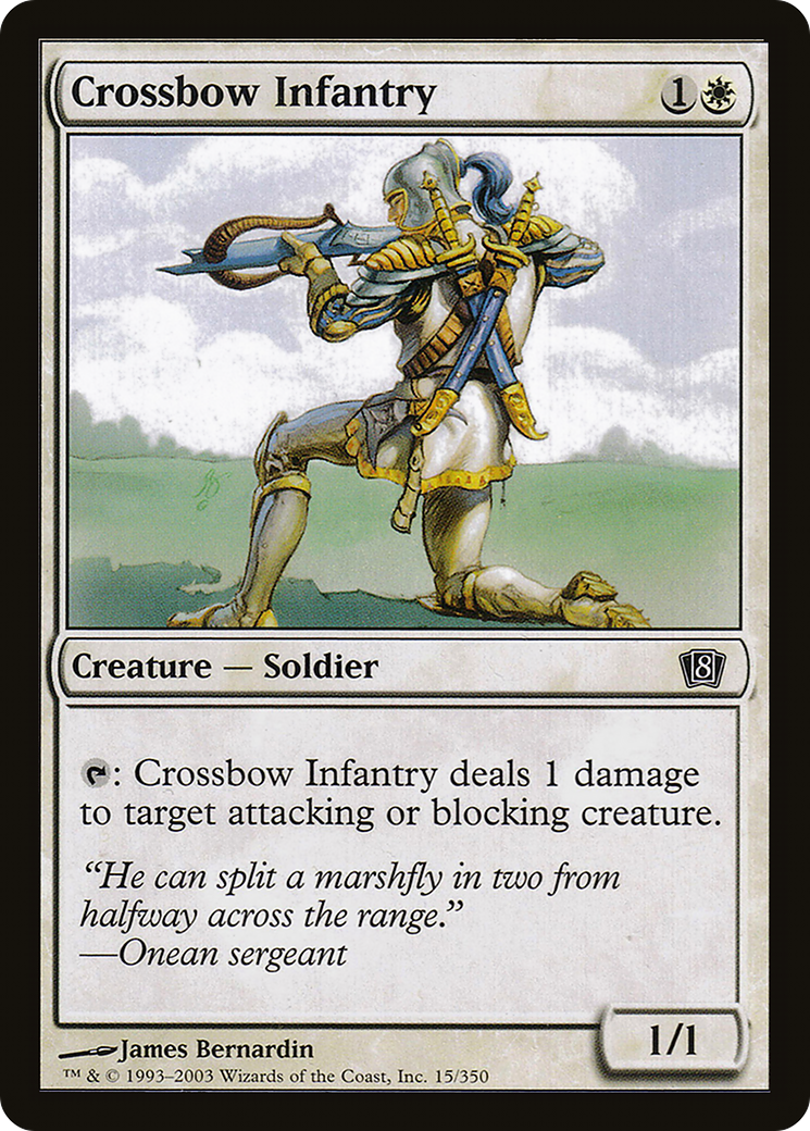 Crossbow Infantry [Eighth Edition] Foil