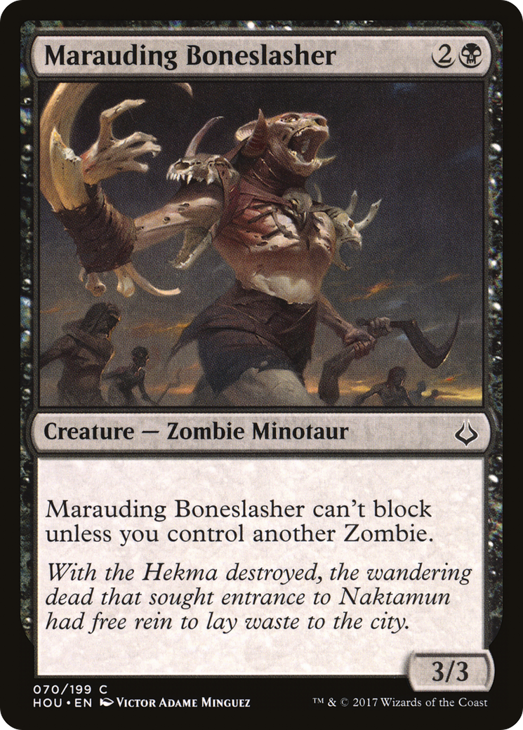Marauding Boneslasher [Hour of Devastation] Foil