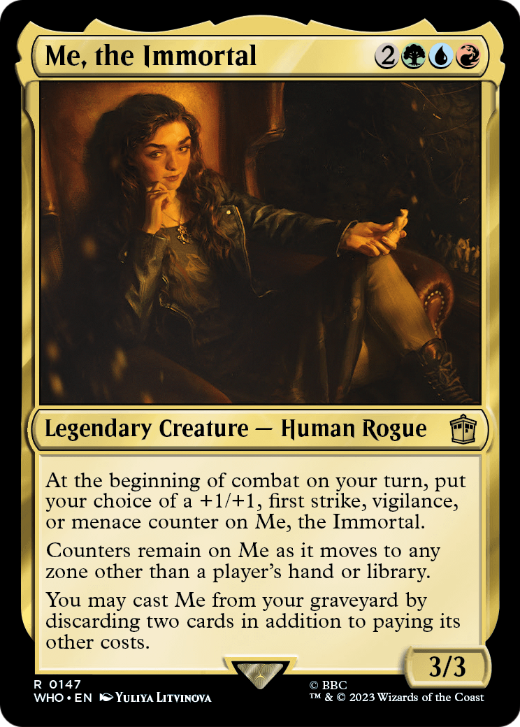 Me, the Immortal [Doctor Who] Foil