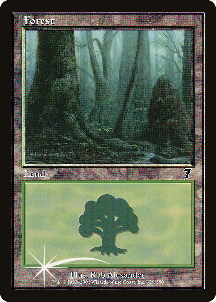 Forest (329) [Seventh Edition] Foil