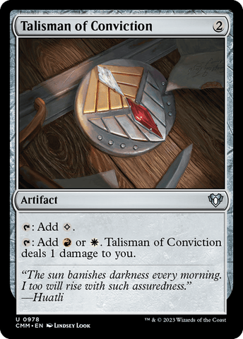 Talisman of Conviction [Commander Masters]