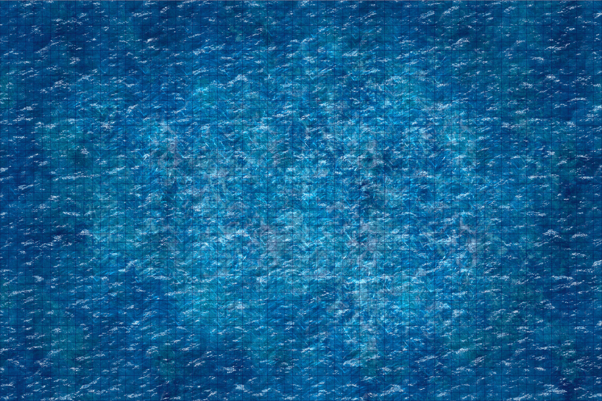 D&D Icons of the Realms Ocean Battle Mat